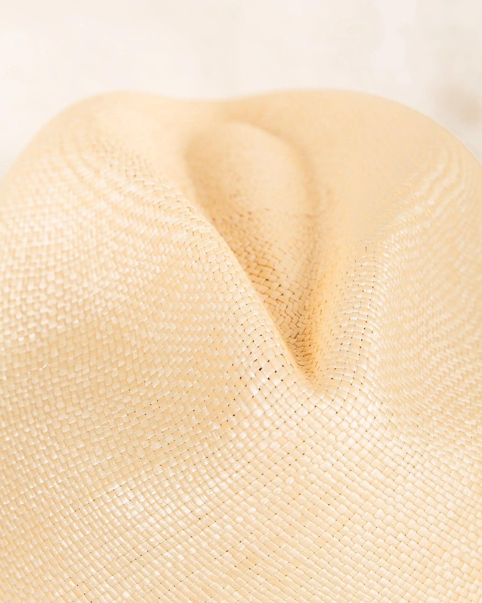 Chamula Brisa Forma Fedora Straw Hat Ala Grande
