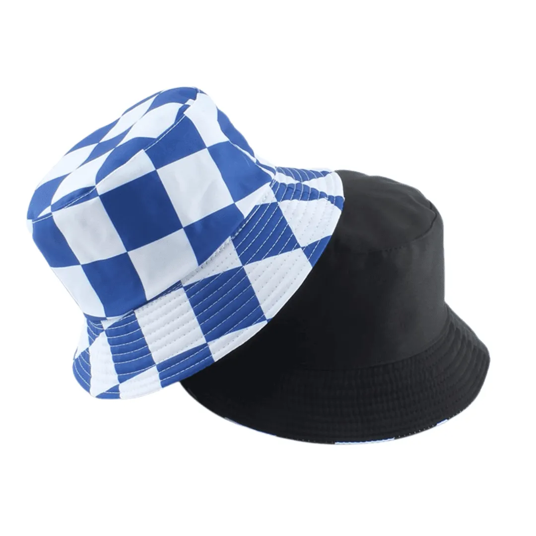 Checkered Bucket Hat