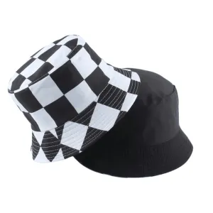 Checkered Bucket Hat