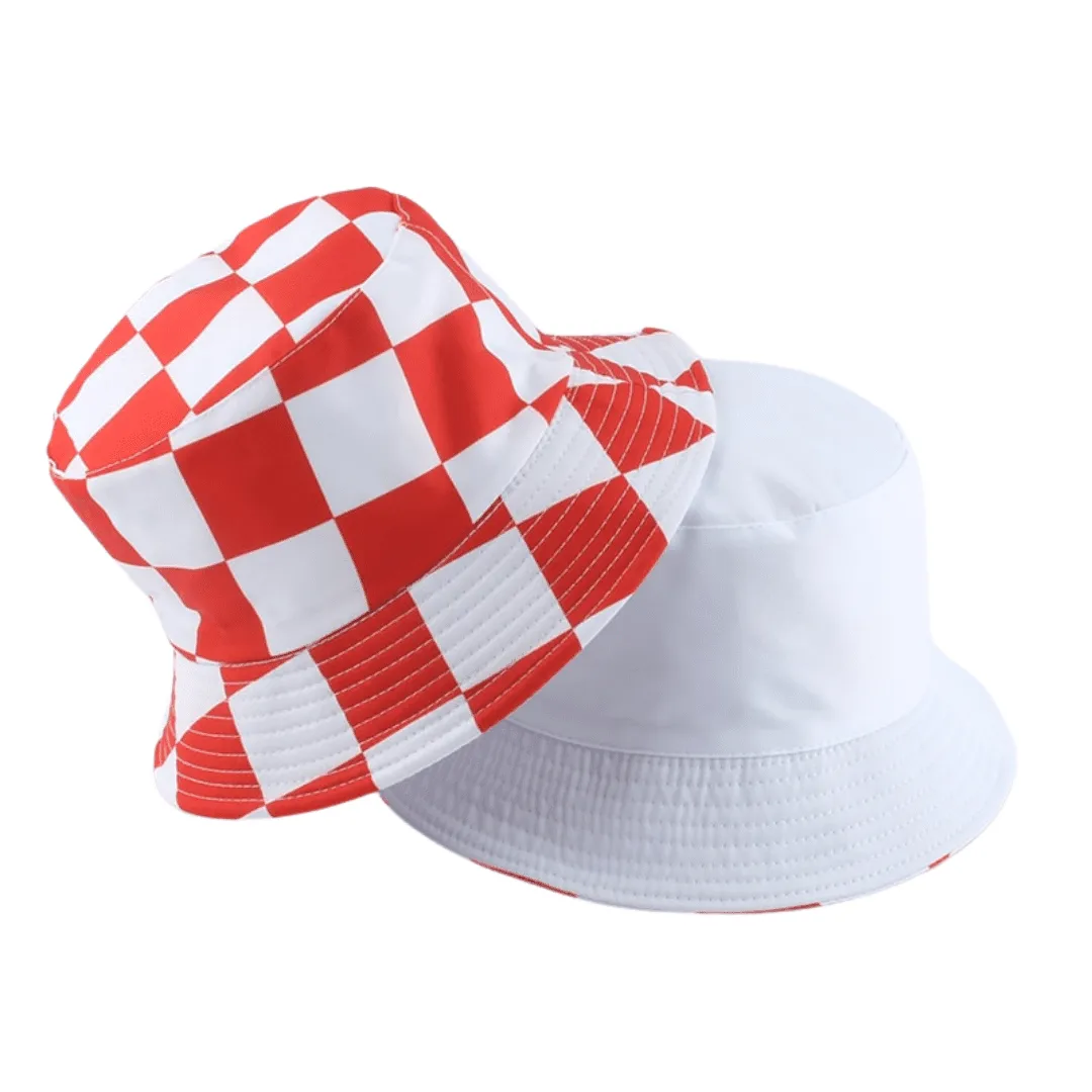 Checkered Bucket Hat