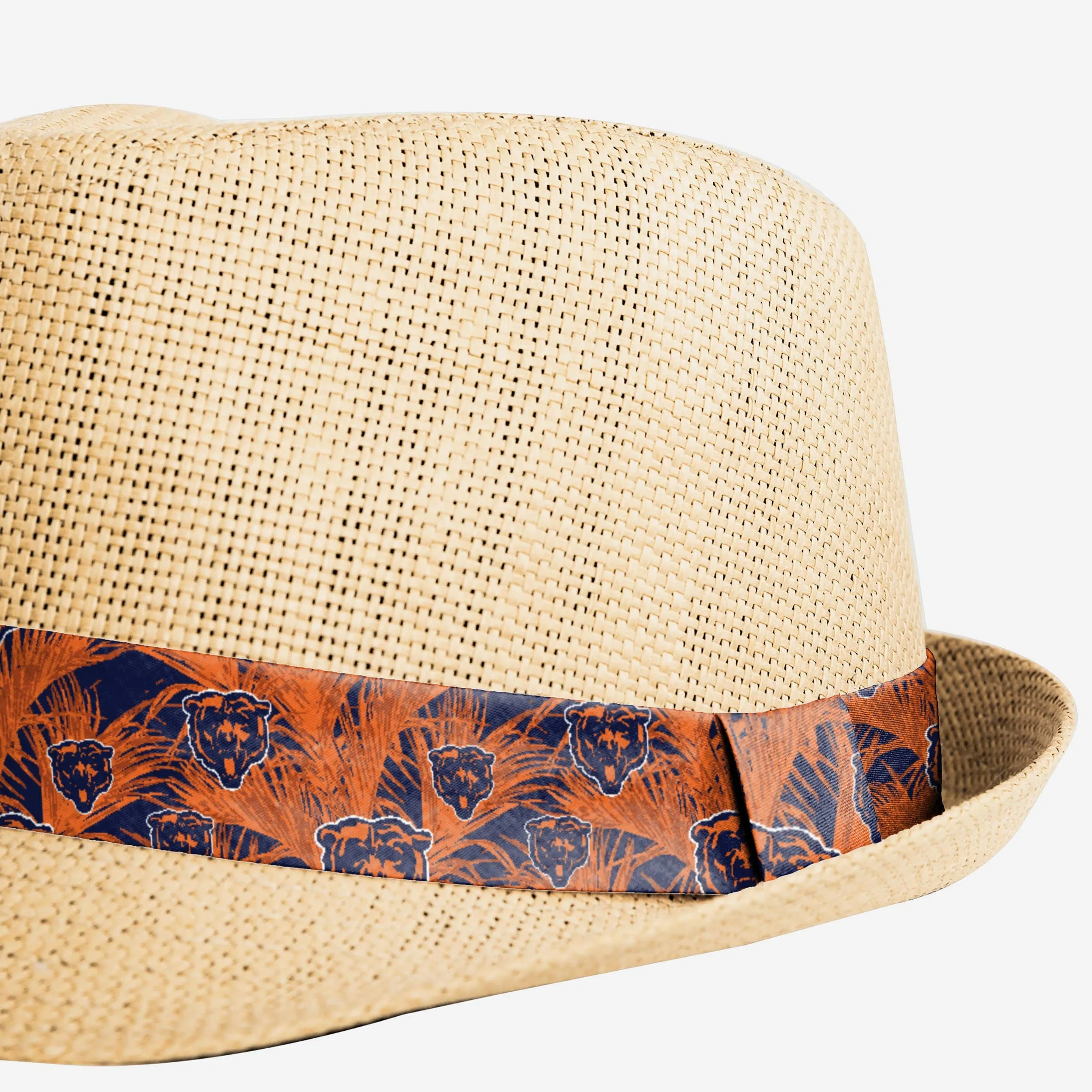 Chicago Bears Trilby Straw Hat