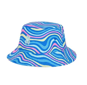CLARKSON REVERSIBLE BUCKET HAT ROYAL BLUE