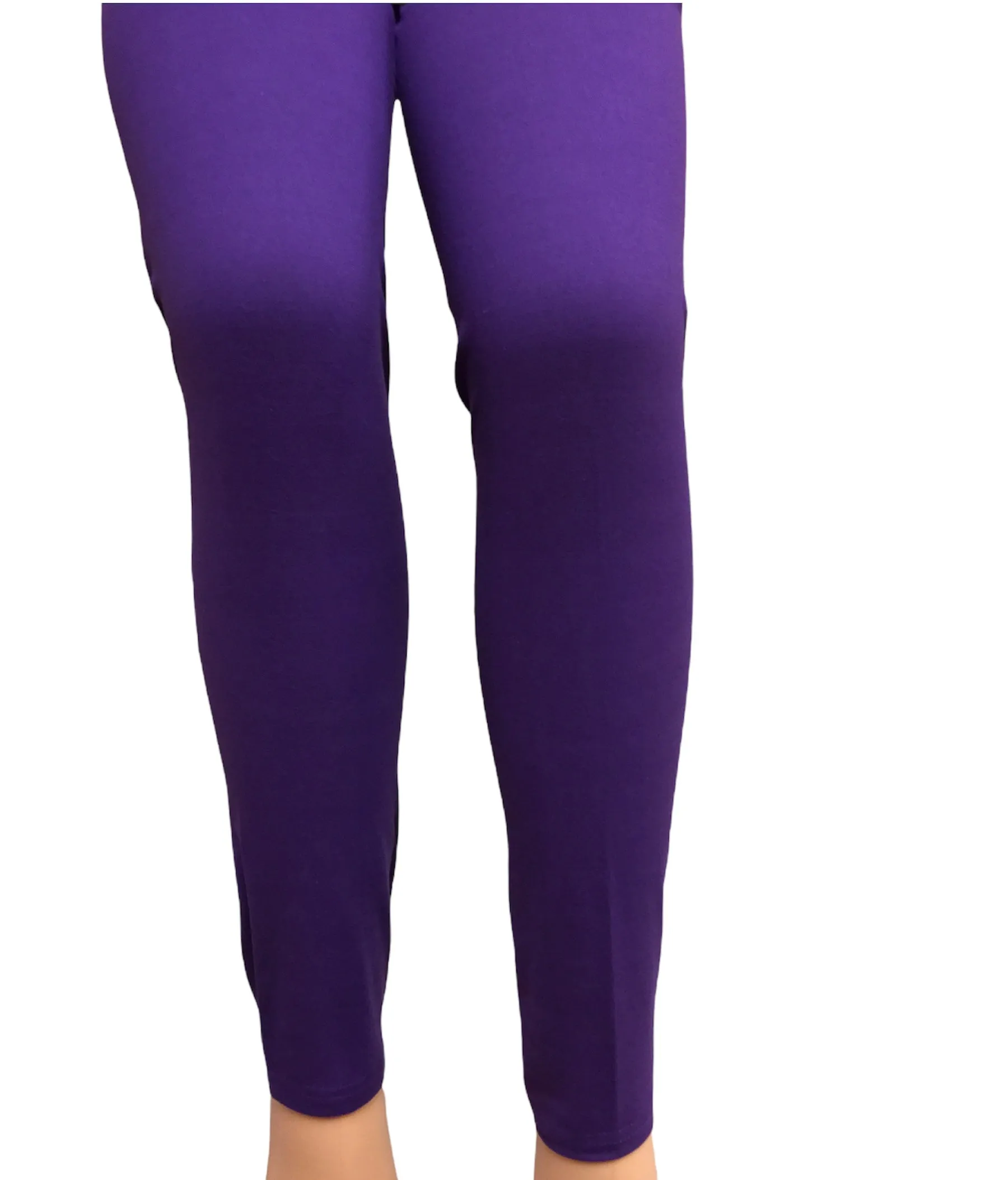 Classic Solid Leggings - Purple