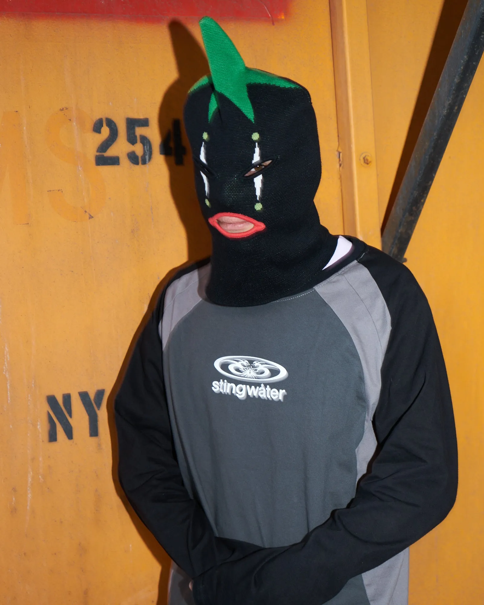 Clown Eggplant Balaclava Black