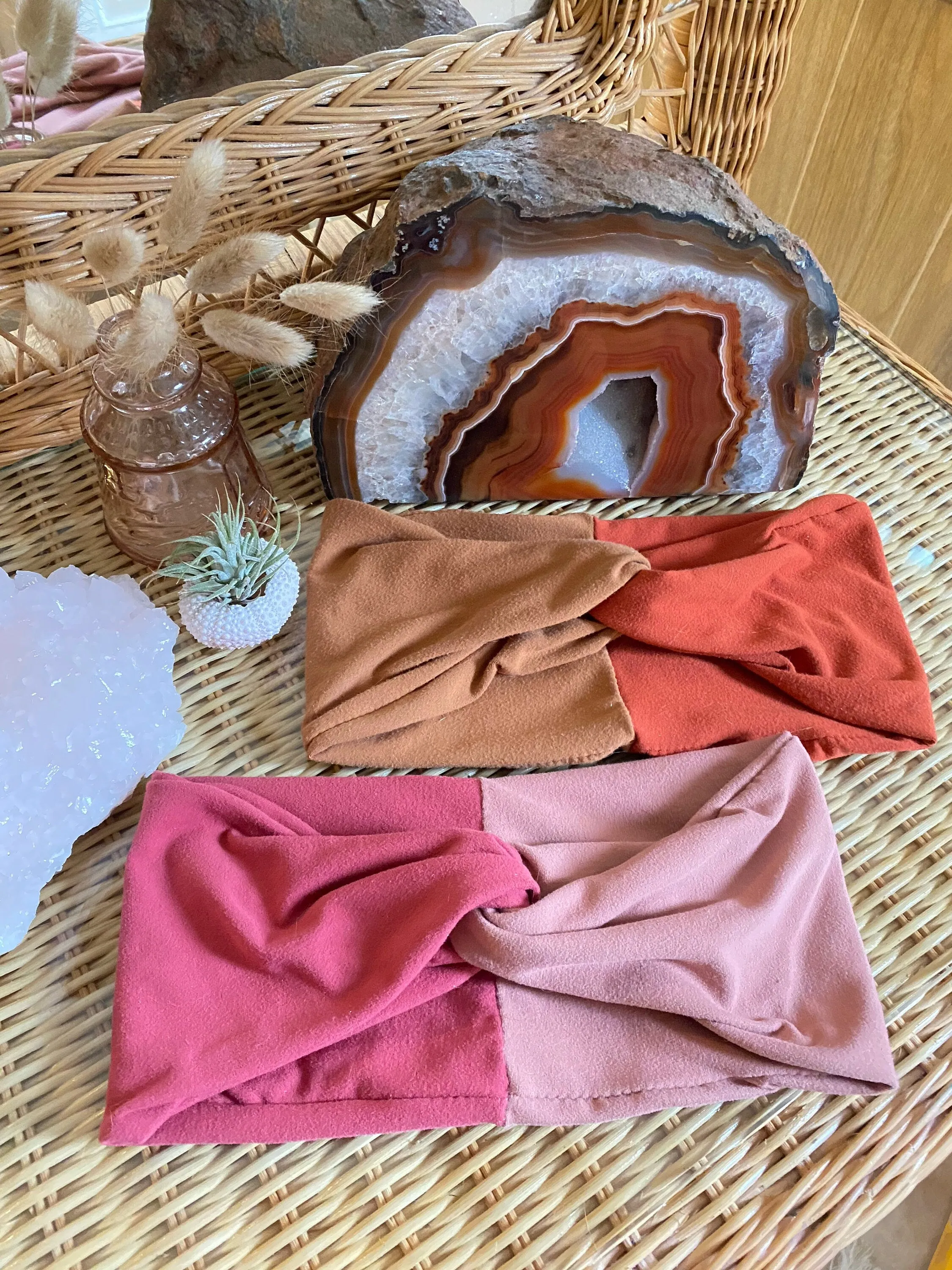 Color-block twist headbands- Stretchy soft fabric, boho style, boho hair accessories, Elastic turban headband, Gift for her, Women, Stylish