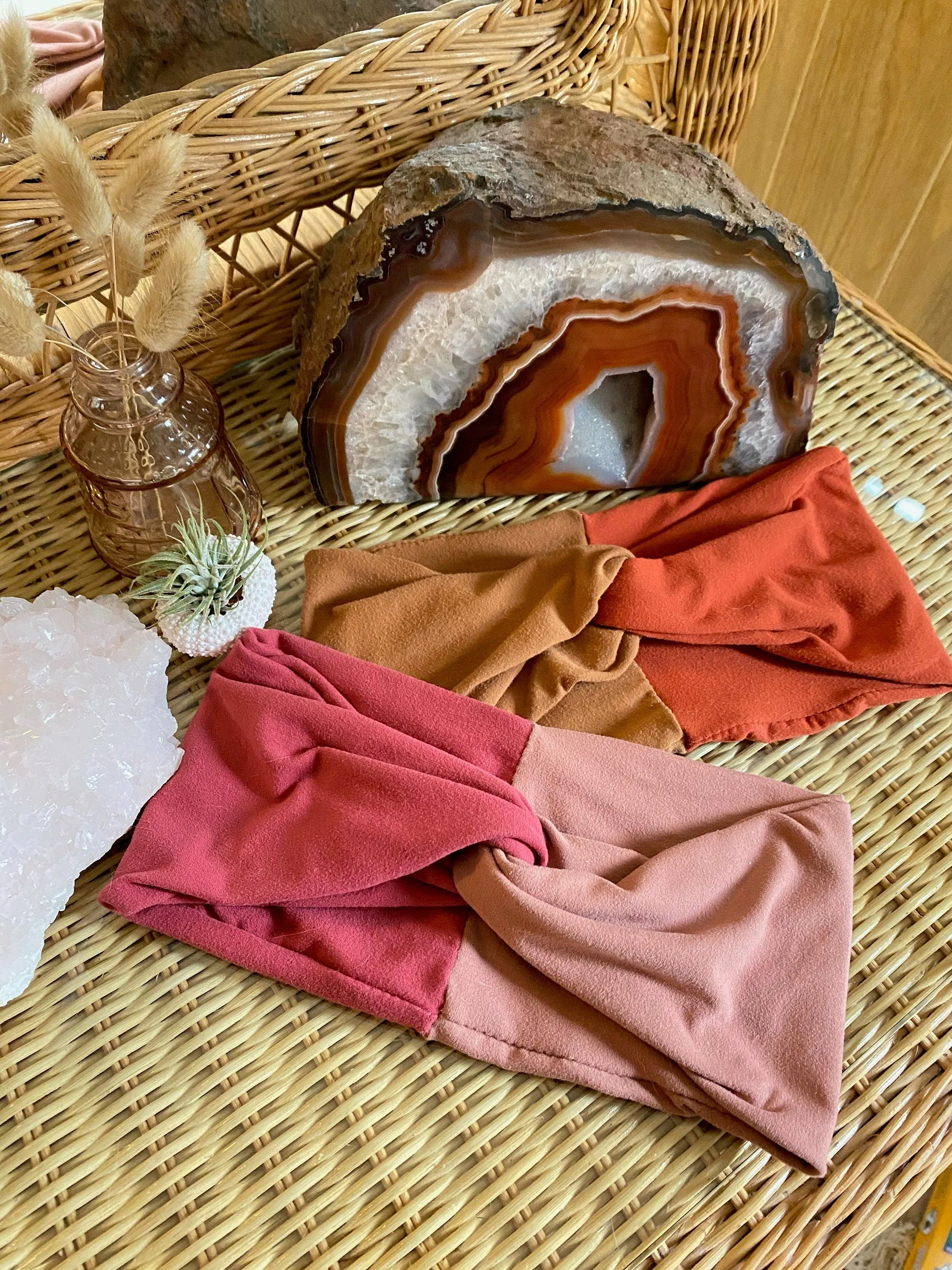 Color-block twist headbands- Stretchy soft fabric, boho style, boho hair accessories, Elastic turban headband, Gift for her, Women, Stylish