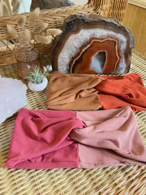 Color-block twist headbands- Stretchy soft fabric, boho style, boho hair accessories, Elastic turban headband, Gift for her, Women, Stylish