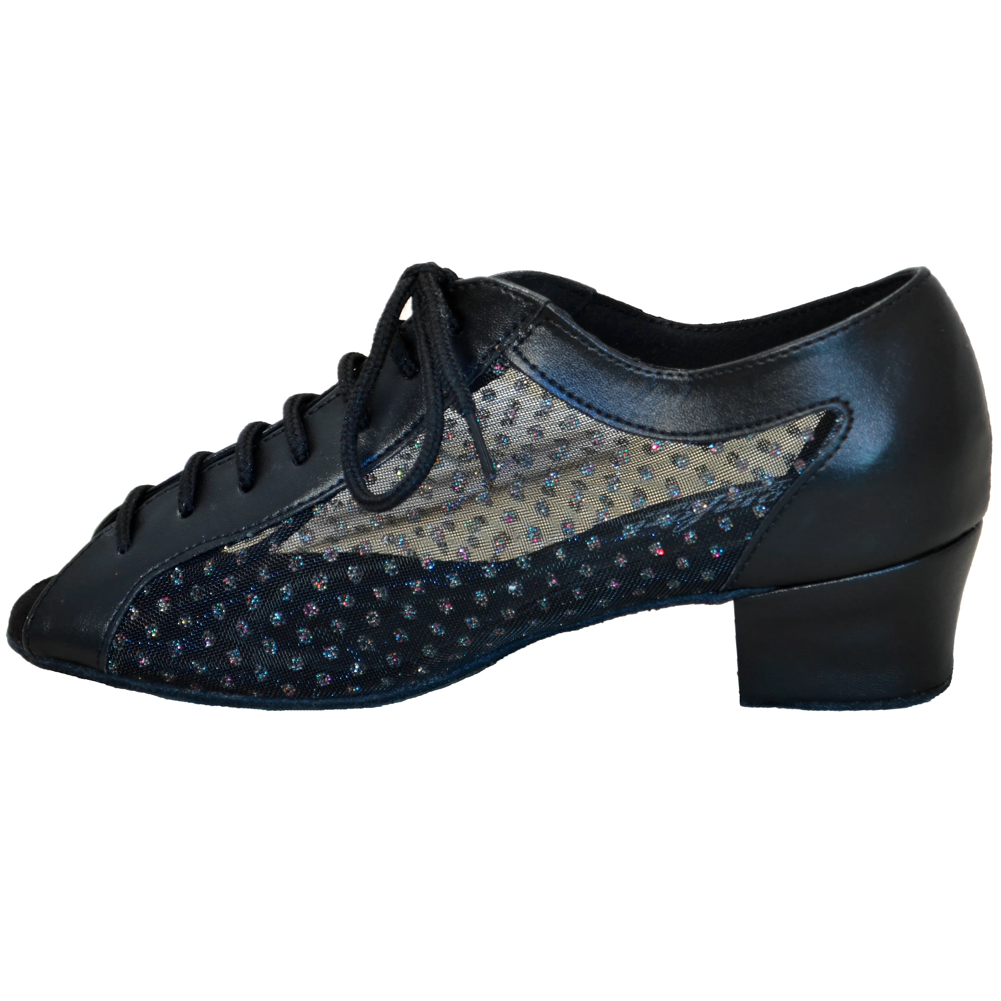 Comfort Classic - Black Leather / Christmas Mesh