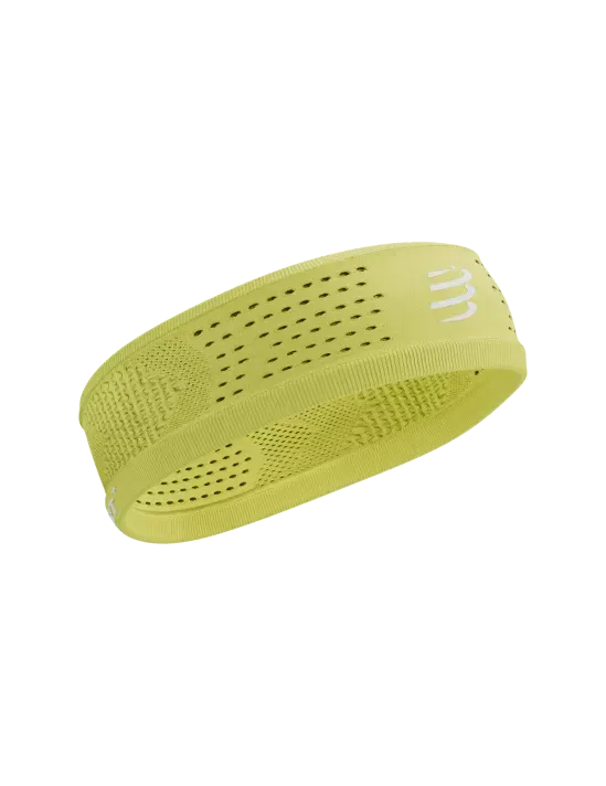 Compressport Unisex's Thin Headband On/Off - Green Sheen