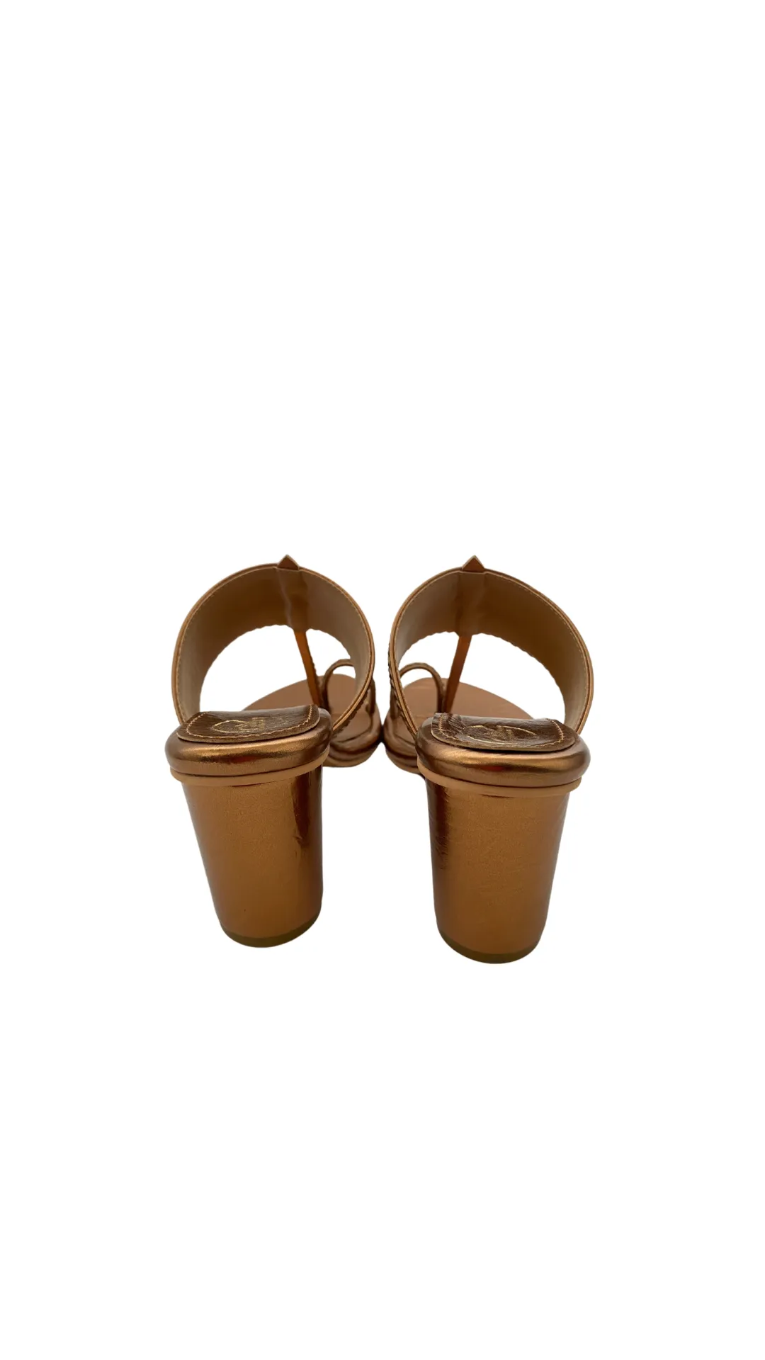 Copper Kolhapuri Heels