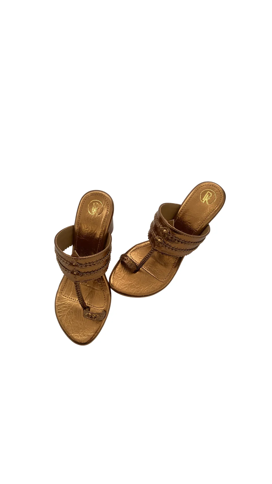 Copper Kolhapuri Heels