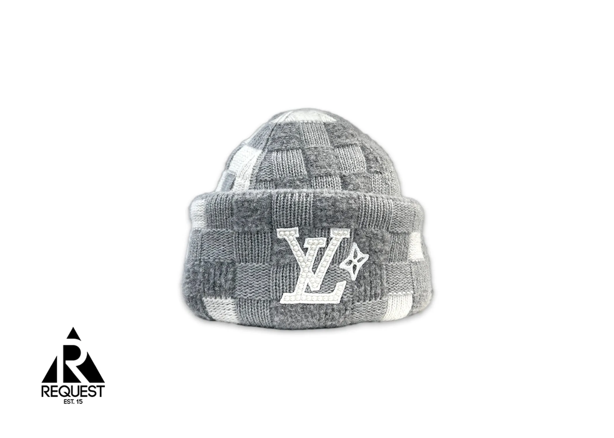 Crush Damoflage Pearls Beanie "Light Grey"