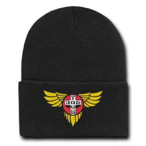 Dogtown - Embroidered Wings Beanie Black