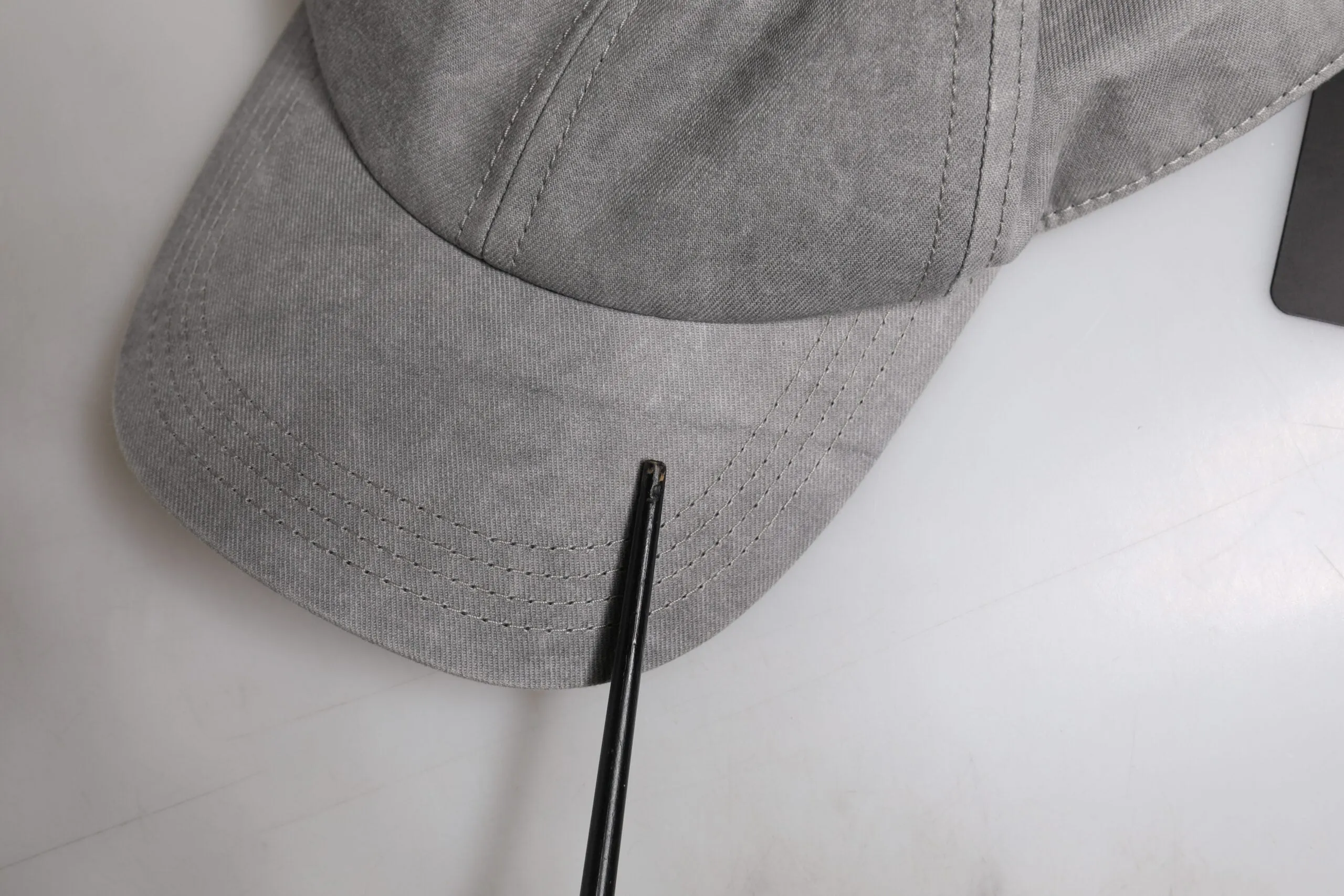 Dolce & Gabbana Gray Cotton 6 Panels Baseball Cap
