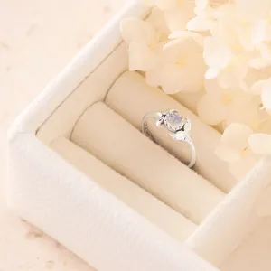 Dolphins Embrace Moonstone Ring