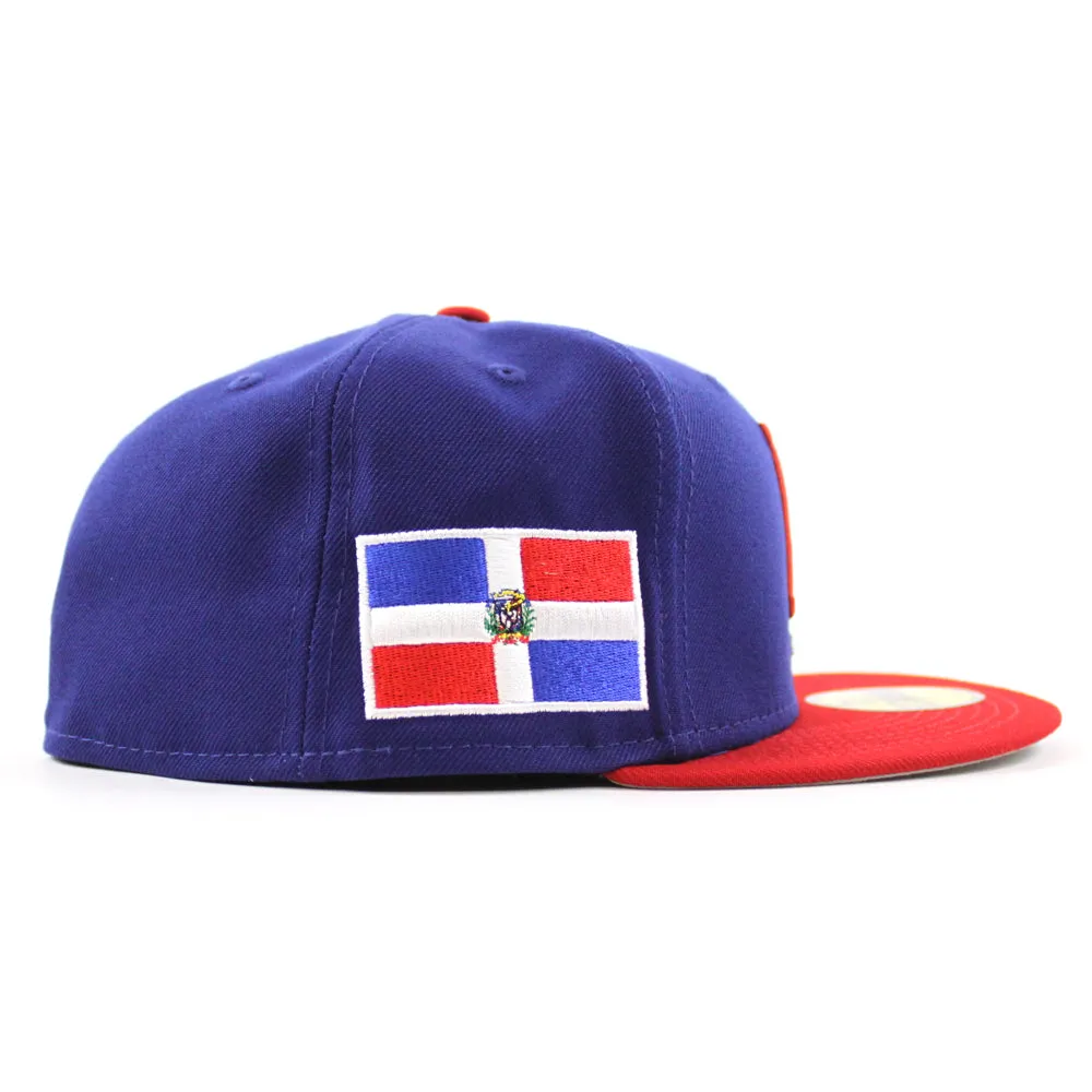 Dominican Republic 2023 World Baseball Classic (WBC) New Era 59Fifty Fitted Hat (Navy Red Grey Under Brim)