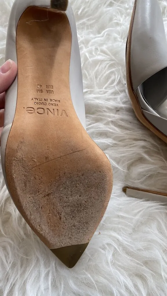 D'Orsay Gray Heels