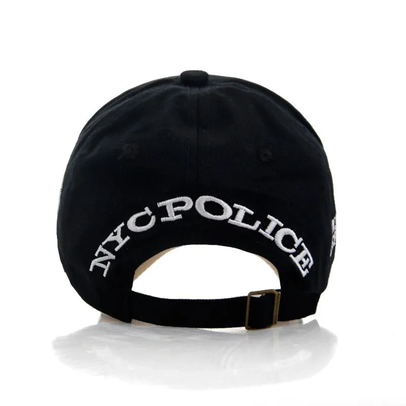Embroidery Police Baseball Cap Bone Gorras Adjustable Snapback Hats