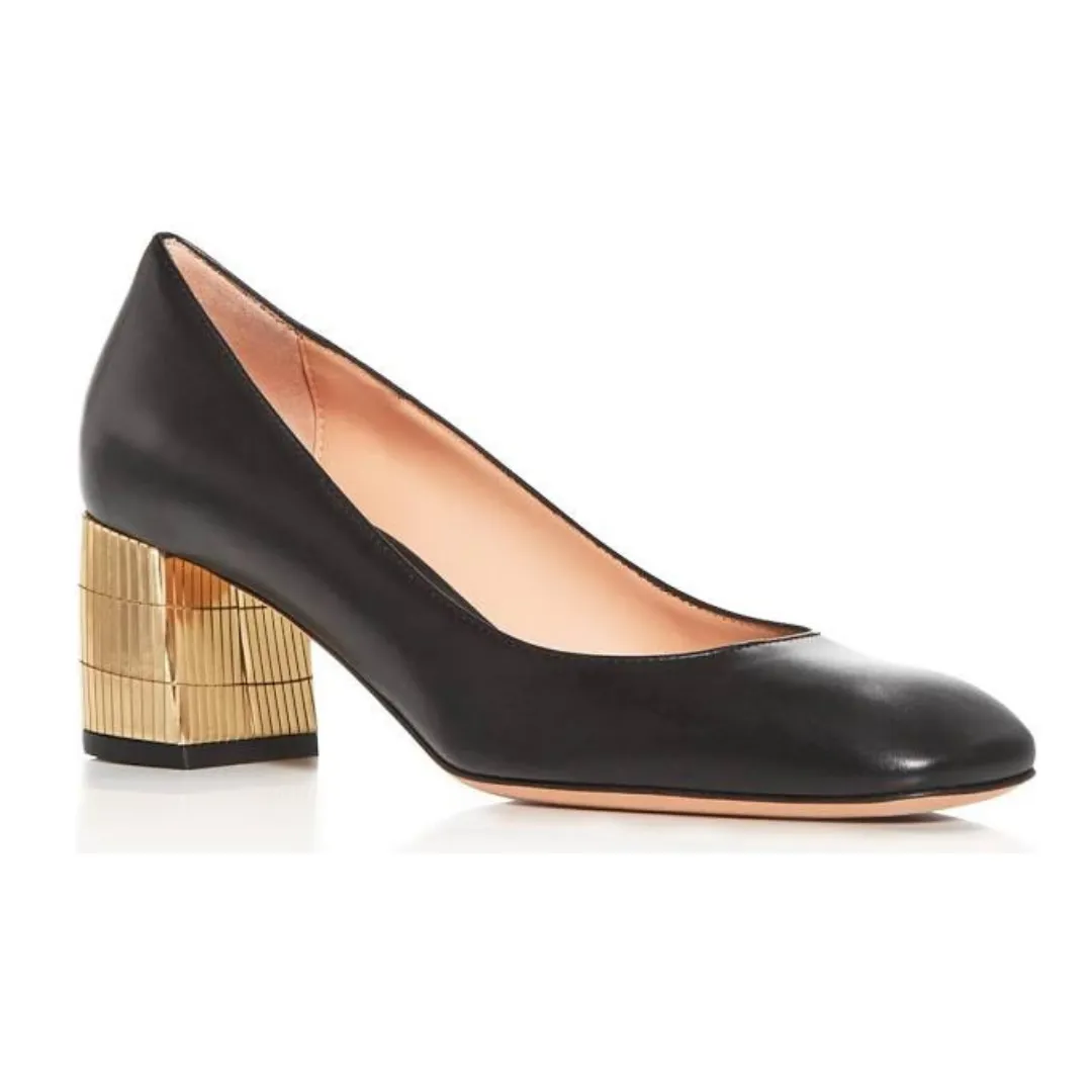 Emily Block Heeled Pumps