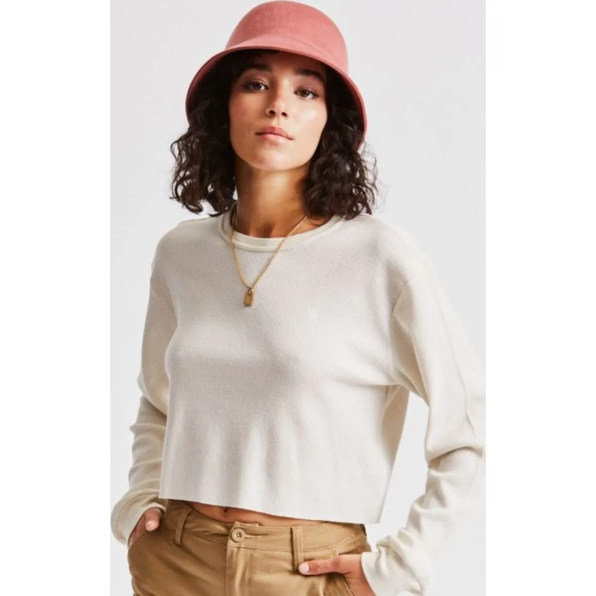 ESSEX BUCKET HAT - DUSTY ROSE