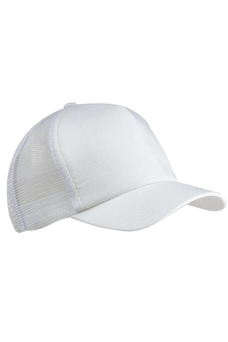 Faith Can Move Mountains Twill Front Mesh Trucker Cap