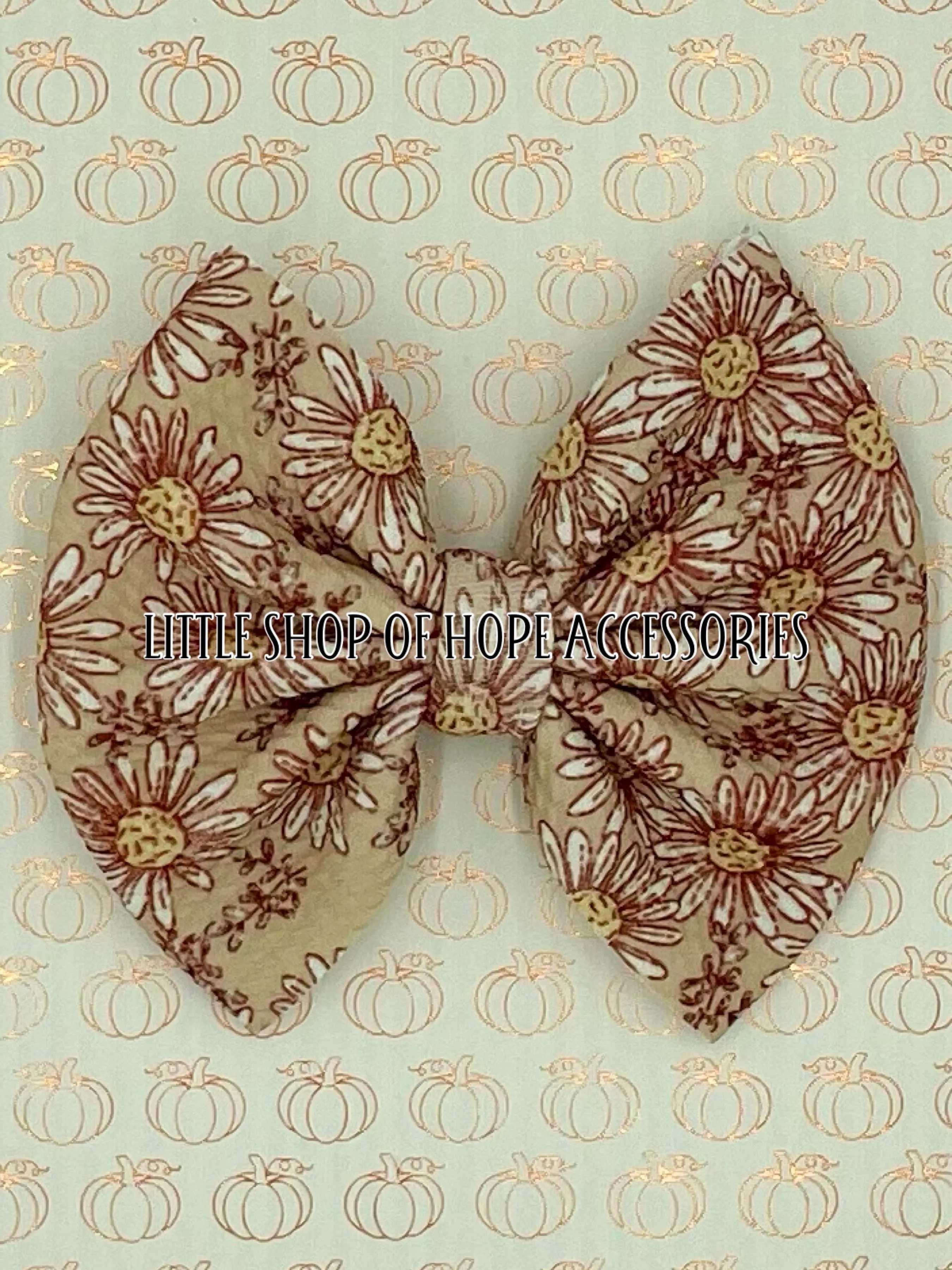 Fall Daisy's Bows   Headwraps