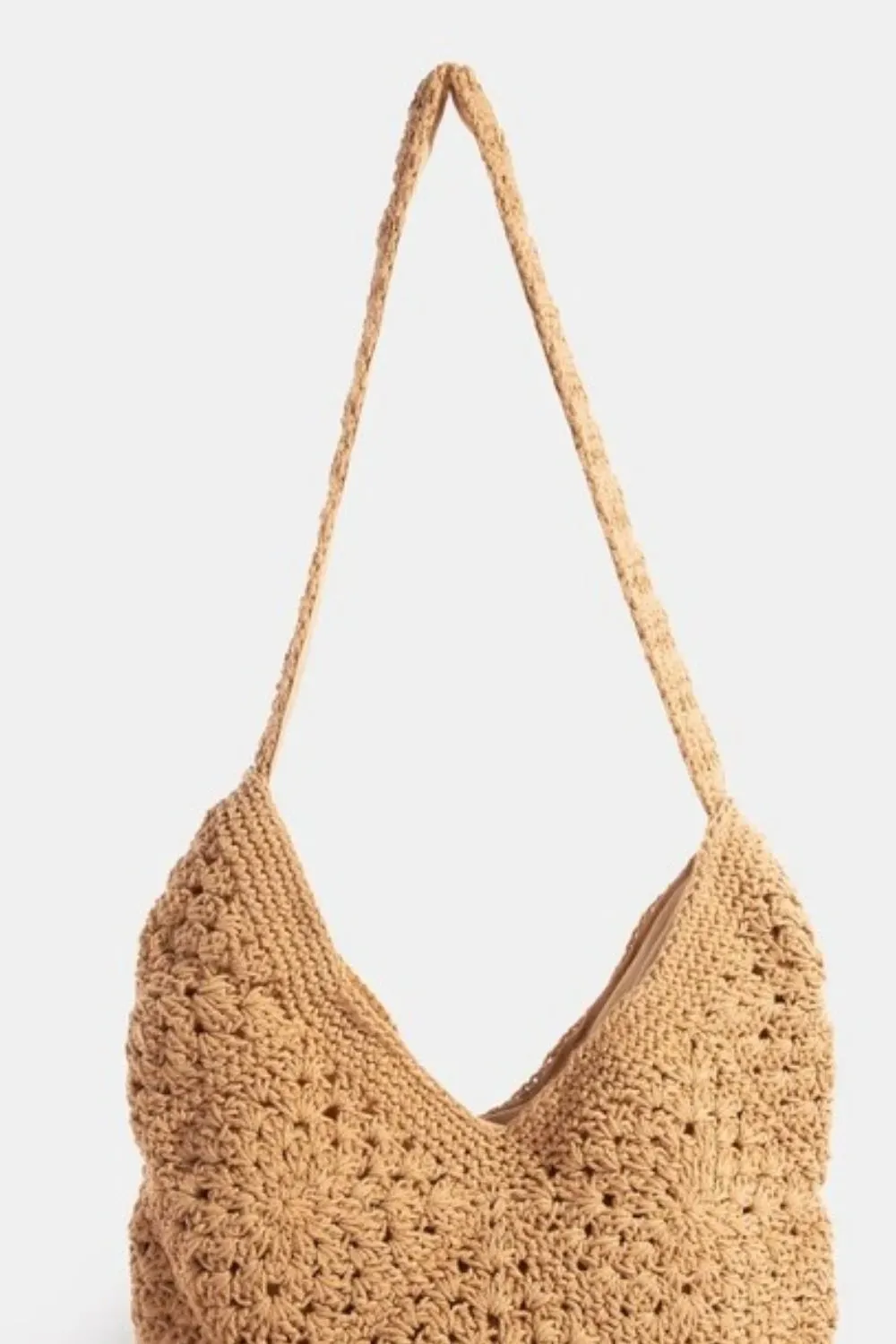Fame Intricate Braided Hobo Tote Bag