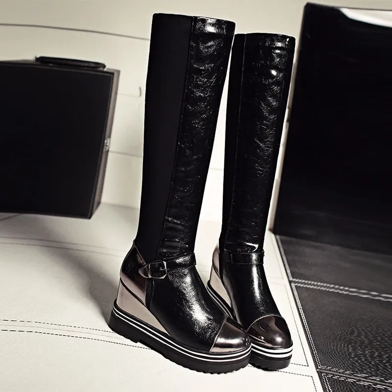 Fashion Wedges Heels Boots