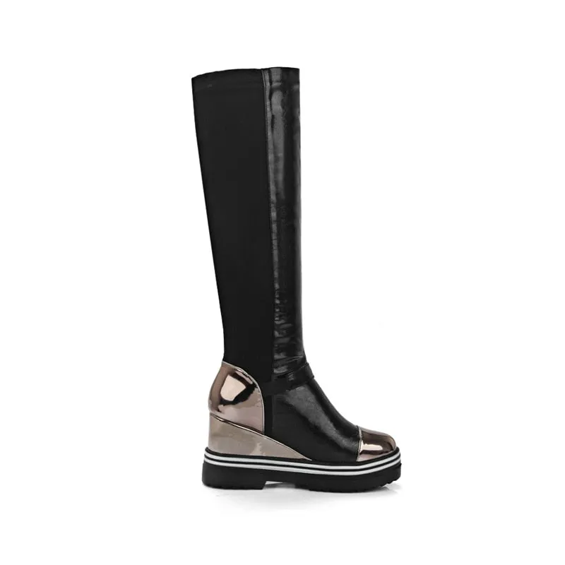 Fashion Wedges Heels Boots
