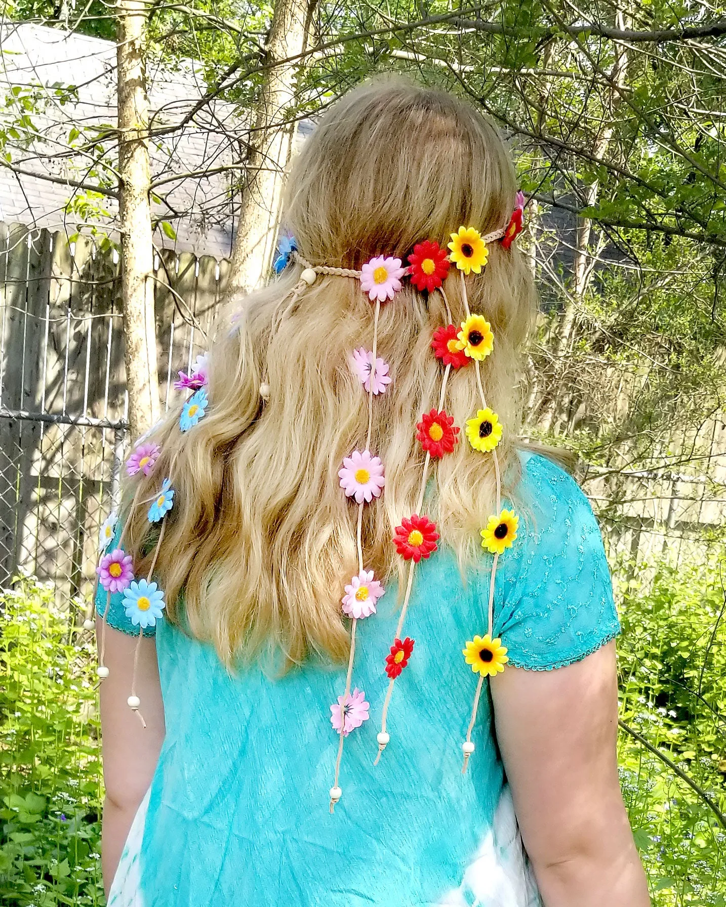 Flower Headband Long