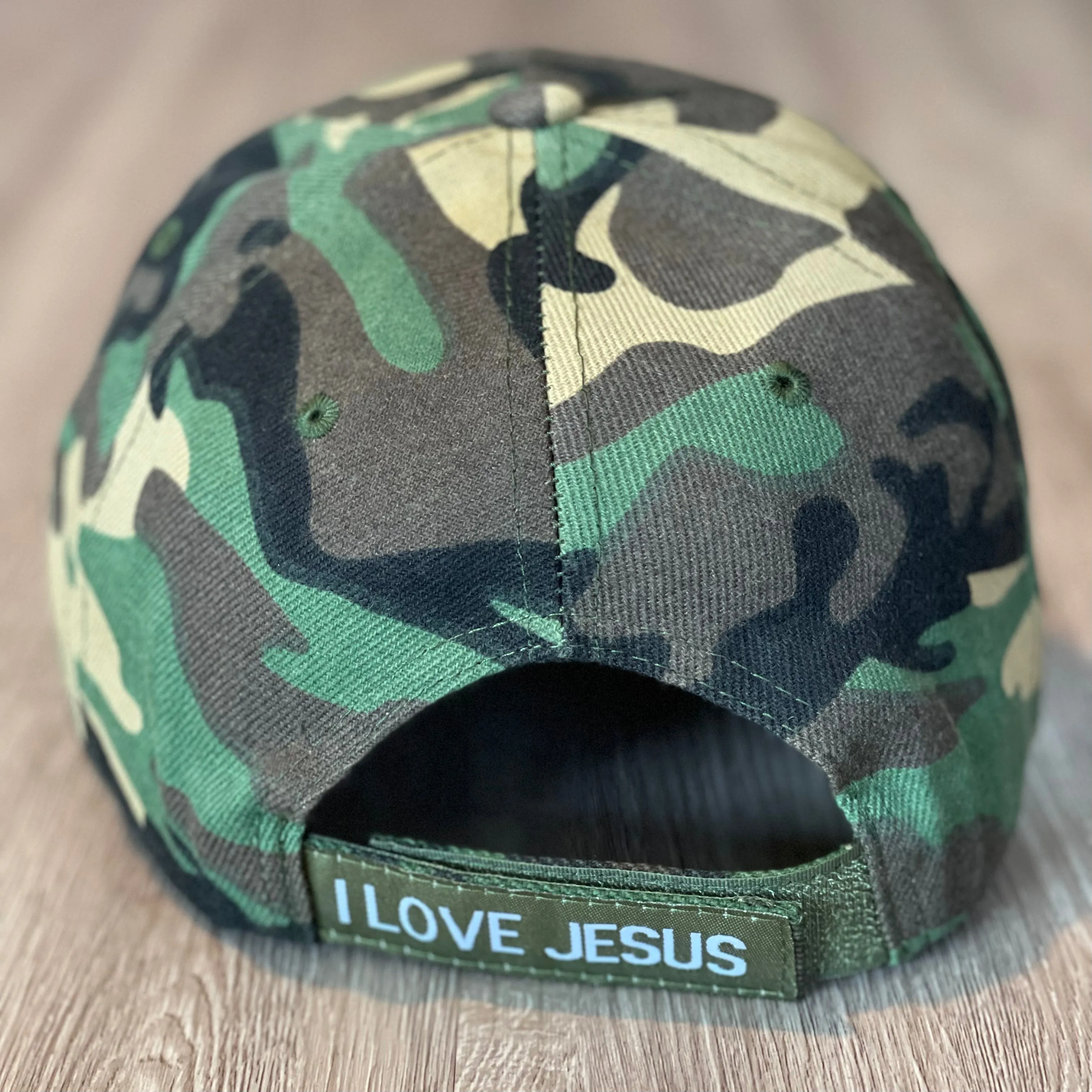 Forgiven 1 John 1:9 Baseball Cap - Camo