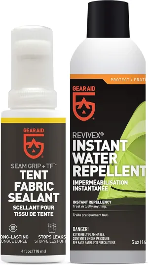 GEAR AID Tent Waterproofing Spray Kits for Nylon Tents