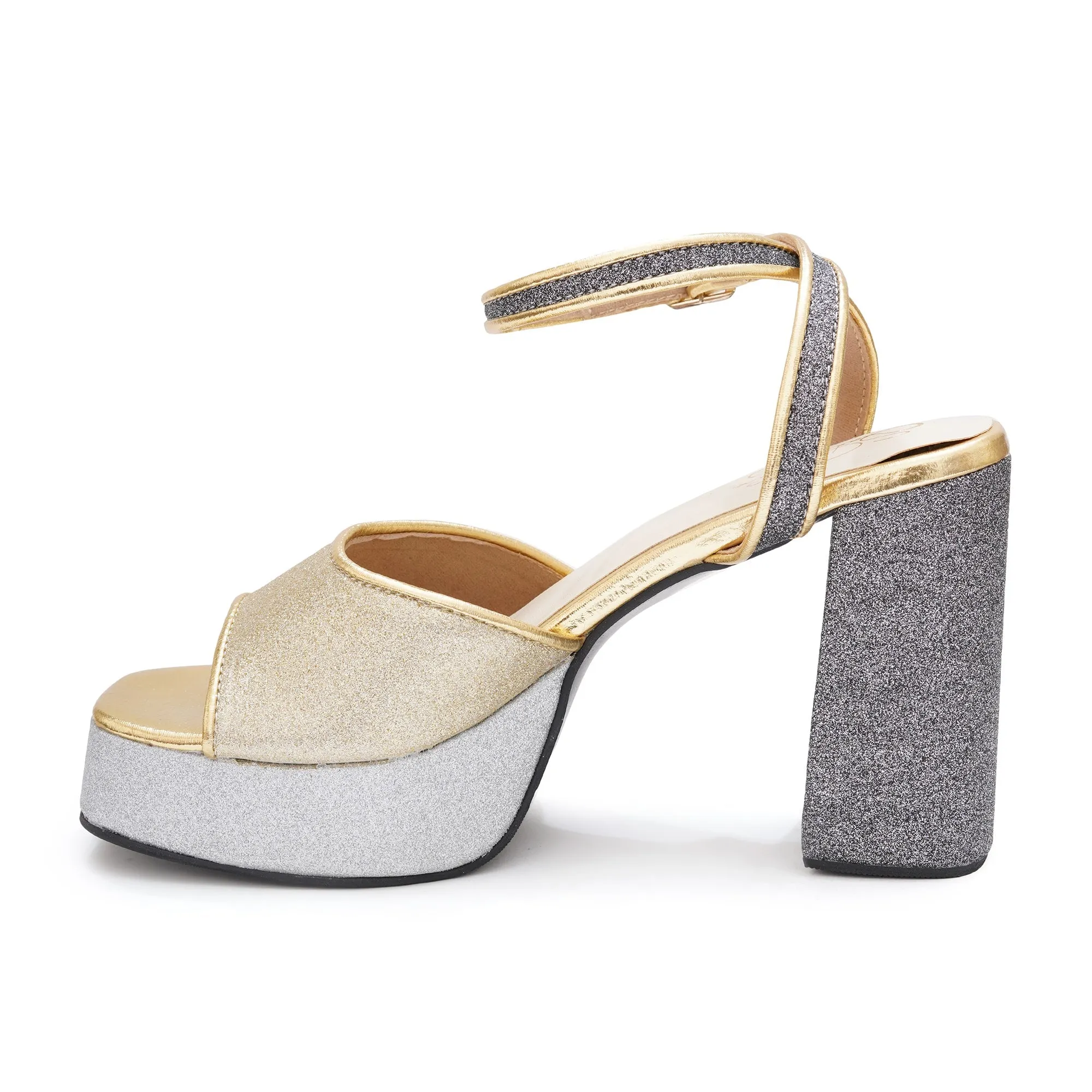Golden Temptation Heels