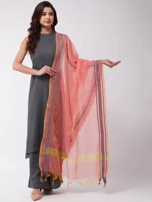 Grey Halter Kurta Palazzo Set