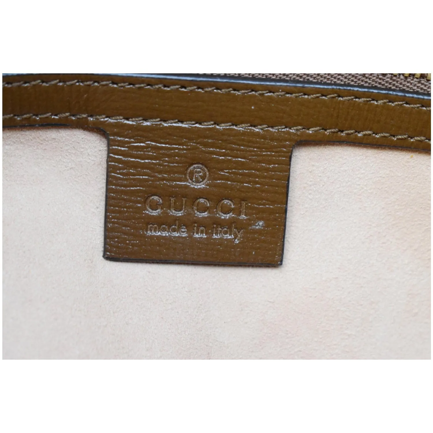 GUCCI Jackie 1961 Small GG Supreme Canvas Leather Hobo Bag Beige 636706
