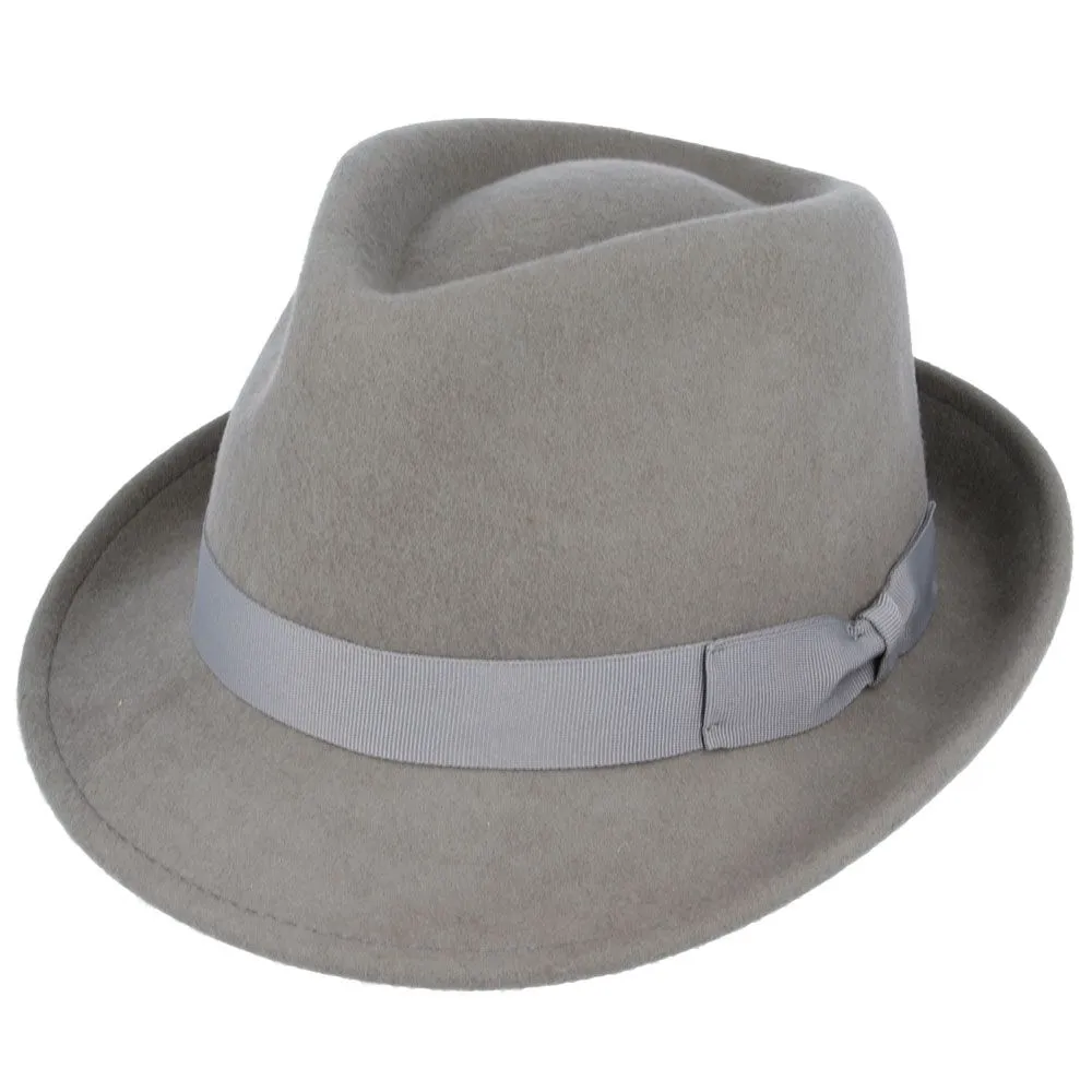 Handmade Wool Felt Trilby Hats