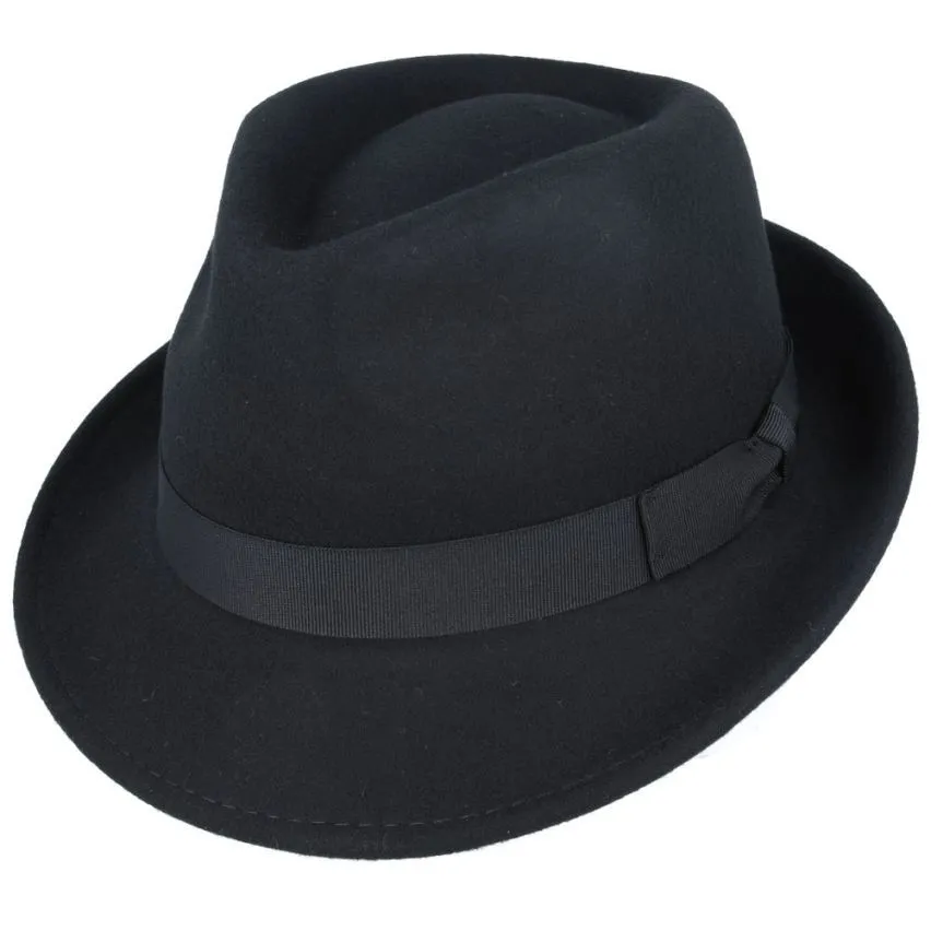 Handmade Wool Felt Trilby Hats