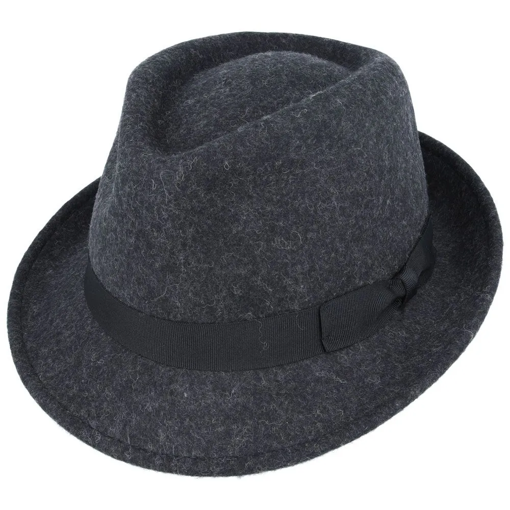 Handmade Wool Felt Trilby Hats
