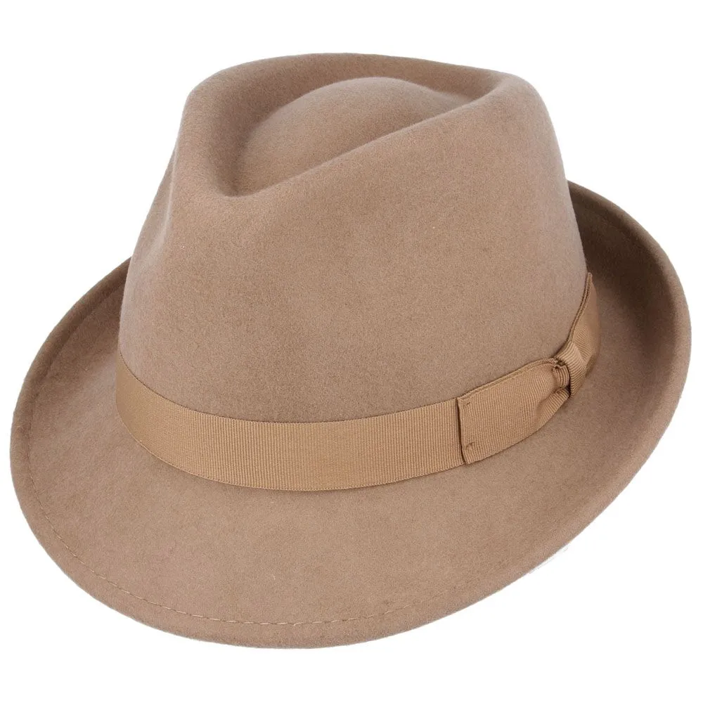 Handmade Wool Felt Trilby Hats
