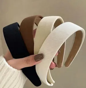 Headbands for Women Non Slip Trendy Headbands for Women’S Hair 1 Inch Wide Cute Headbands for Girls, Fall Head Bands Elastic Hair Bands for Women’S Hair Fashion Hair Accessories for Women 4PCS