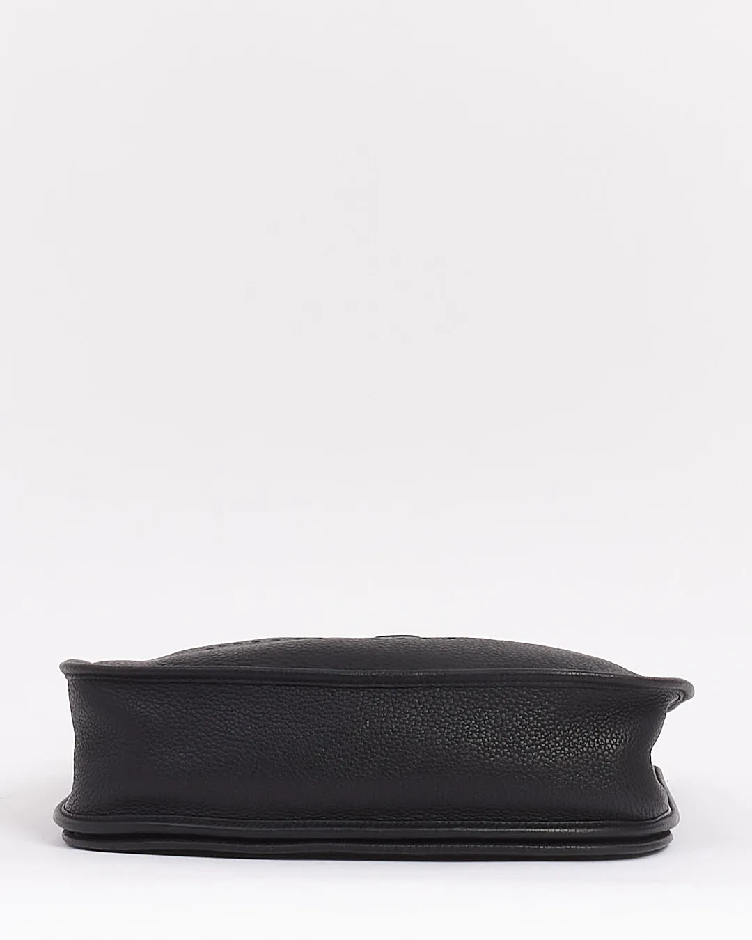Hermès Black Clémence Leather Evelyne III GM Bag