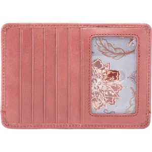 Hobo Euro Slide Burnished Rose Leather