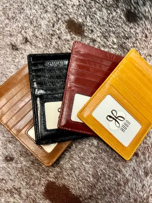 HOBO- Euro Slide Wallet Polished leather