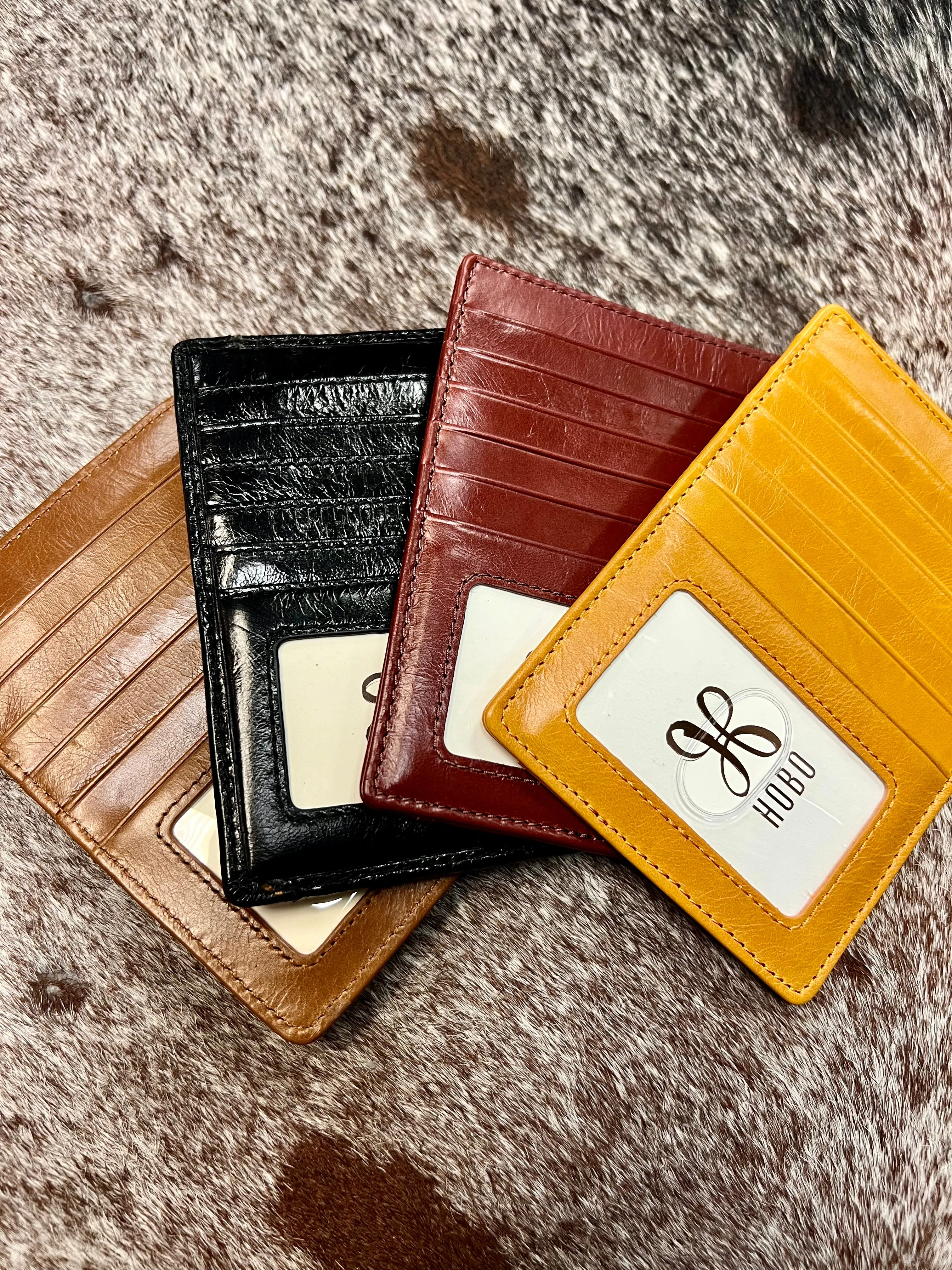HOBO- Euro Slide Wallet Polished leather