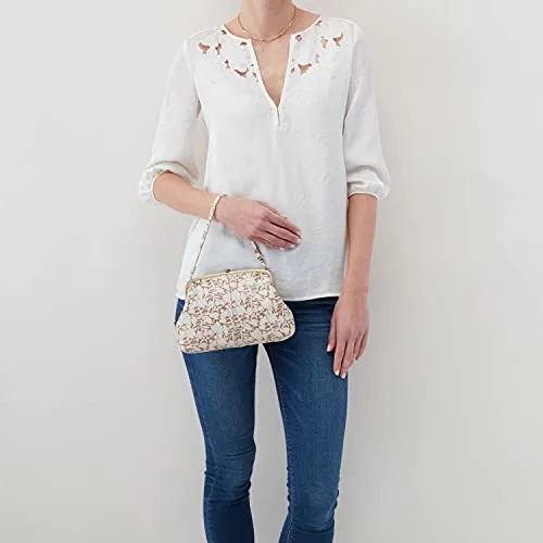 HOBO Lana Shoulder Bag For Women - Snap Top Closure With Interior Pockets and Polyester Lining, Gorgeous and Practical Bag Botanical Beauty One Size One Size