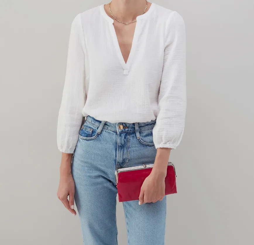 HOBO Lauren Clutch-Wallet - Fucshia - FINAL SALE