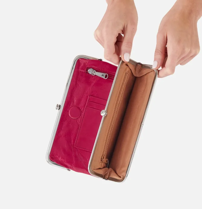 HOBO Lauren Clutch-Wallet - Fucshia - FINAL SALE