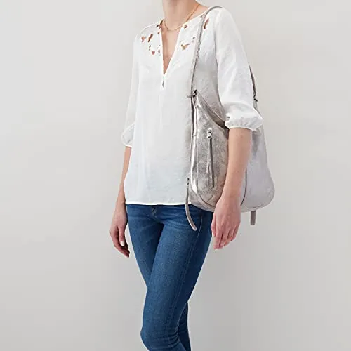 HOBO Merrin Distressed Platinum One Size