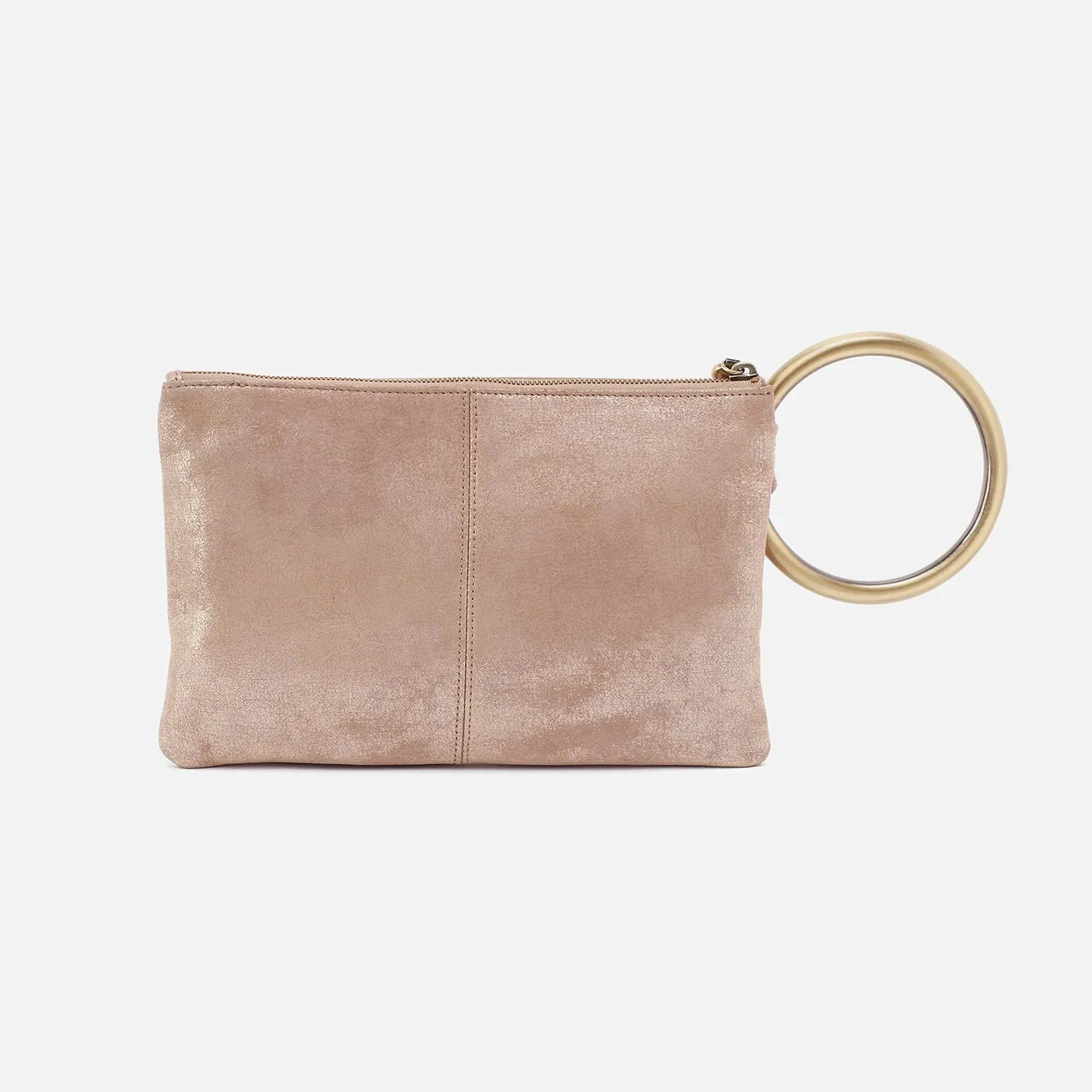 Hobo Sheila Ring Clutch Gilded Beige