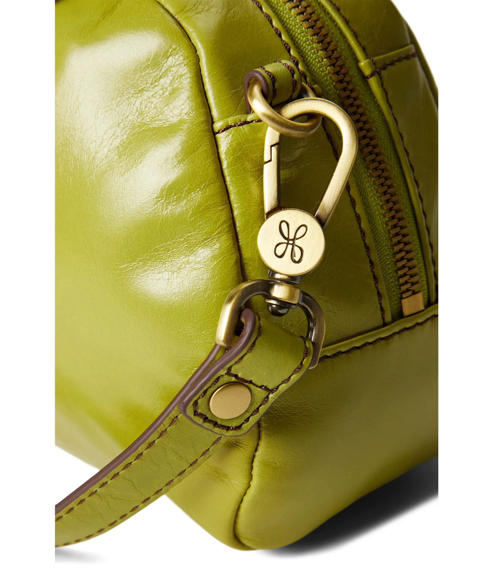 HOBO Sheila Small Satchel Dark Citron One Size
